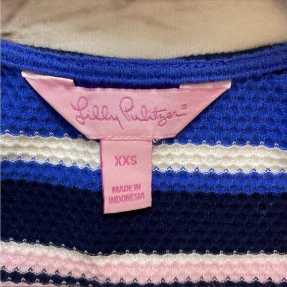 Lilly Pulitzer Bay Dress Paradise Pink Sz XXS - Picture 7 of 9